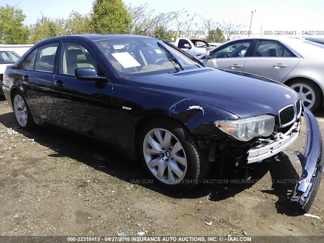 WBAGL63574DP73835 - 2004 BMW 745 I Dark Blue photo 1