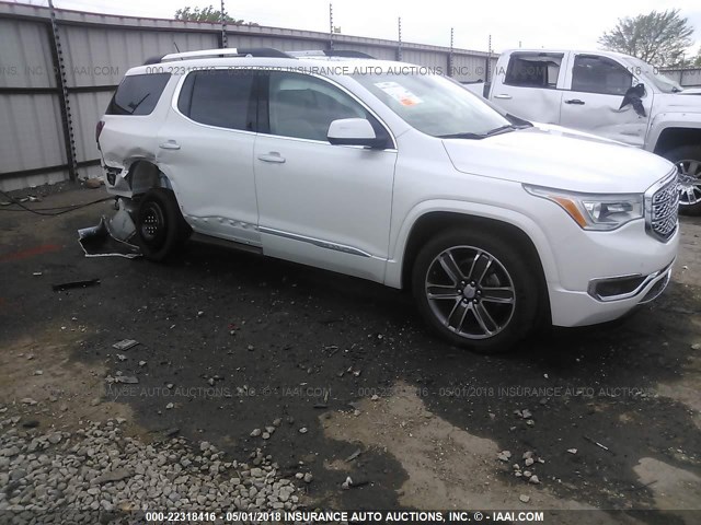 1GKKNPLS9HZ297412 - 2017 GMC ACADIA DENALI WHITE photo 1