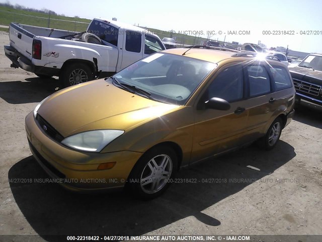 1FAFP36311W271176 - 2001 FORD FOCUS SE/SE COMFORT GOLD photo 2