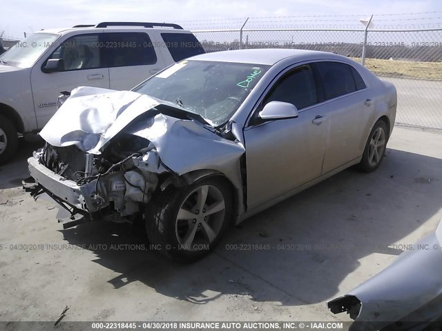 1G1ZC5EUXBF362868 - 2011 CHEVROLET MALIBU 1LT 银色 照片 2