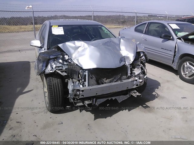 1G1ZC5EUXBF362868 - 2011 CHEVROLET MALIBU 1LT 银色 照片 6