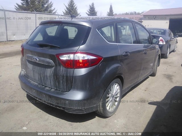 1FADP5CU0EL500390 - 2014 FORD C-MAX PREMIUM GRAY photo 4