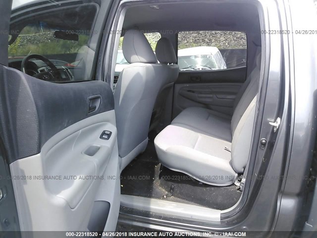 5TFJX4CNXEX040499 - 2014 TOYOTA TACOMA DOUBLE CAB 灰色 照片 8