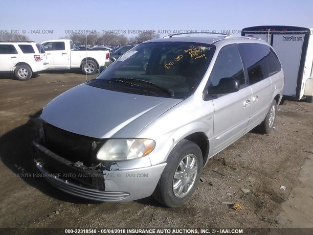 2C4GP54L84R529980 - 2004 CHRYSLER TOWN & COUNTRY TOURING SILVER photo 2