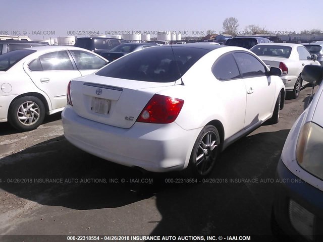 JTKDE167060097330 - 2006 TOYOTA SCION TC 白色 照片 4