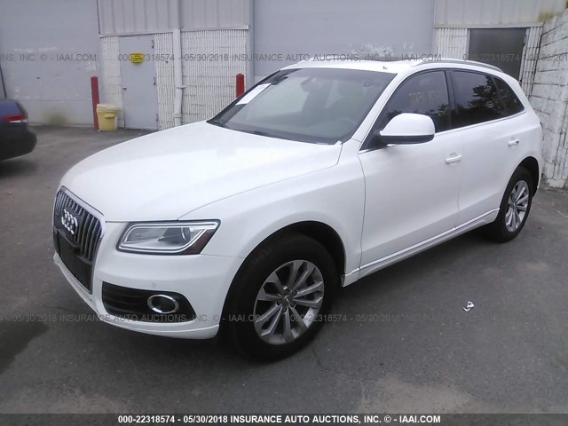 WA1LFAFP8DA099909 - 2013 AUDI Q5 PREMIUM PLUS WHITE photo 2