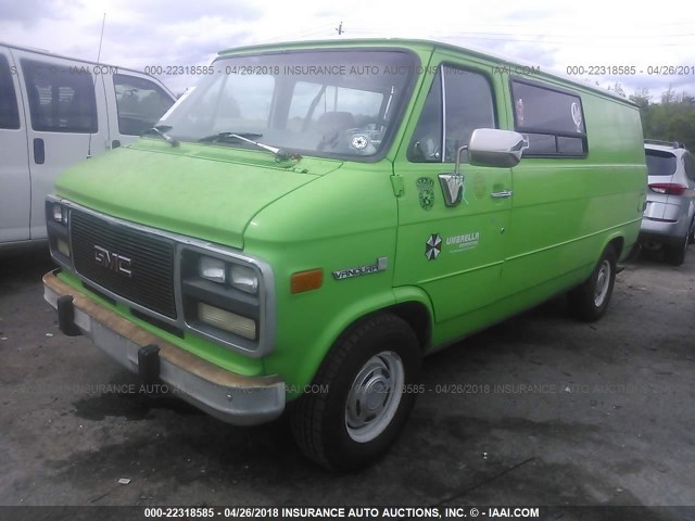 1GTEG25K1N7503557 - 1992 GMC VANDURA G2500 GREEN photo 2