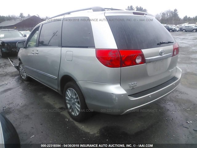 5TDBK22C58S020307 - 2008 TOYOTA SIENNA XLE/XLE LIMITED GRAY photo 3