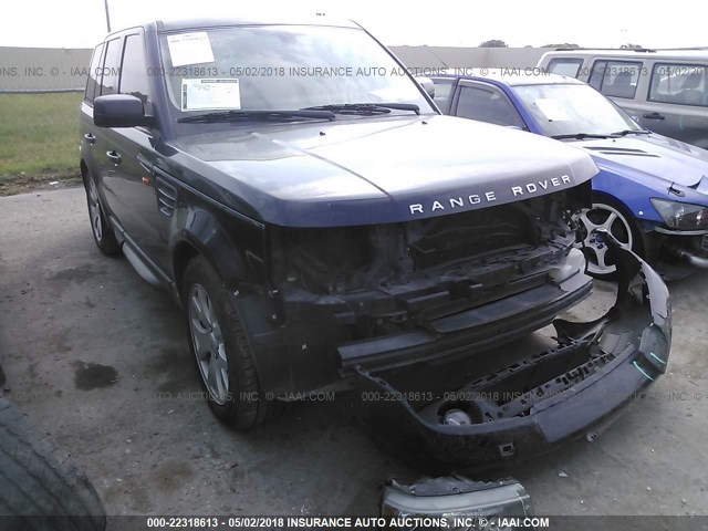 SALSK25498A145479 - 2008 LAND ROVER RANGE ROVER SPORT HSE Dark Blue photo 1