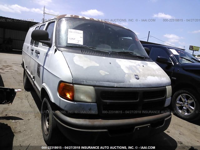 2D7JB21Y63K507587 - 2003 DODGE RAM VAN B2500 WHITE photo 1