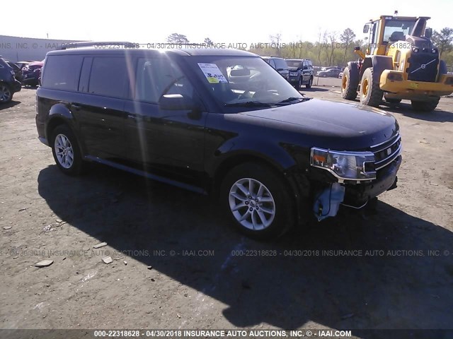 2FMGK5B86GBA10531 - 2016 FORD FLEX SE BLACK photo 1