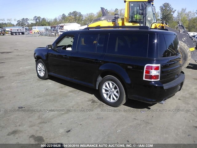 2FMGK5B86GBA10531 - 2016 FORD FLEX SE BLACK photo 3