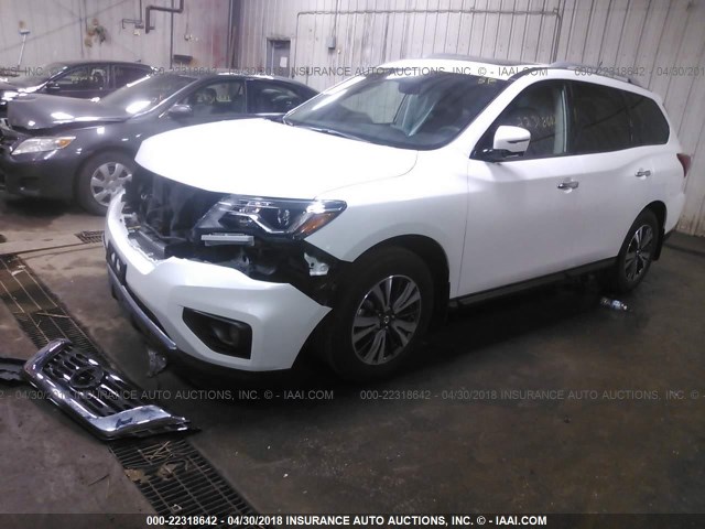 5N1DR2MM5HC904108 - 2017 NISSAN PATHFINDER S/SV/SL/PLATINUM 白色 照片 2