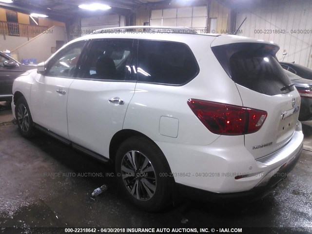 5N1DR2MM5HC904108 - 2017 NISSAN PATHFINDER S/SV/SL/PLATINUM 白色 照片 3