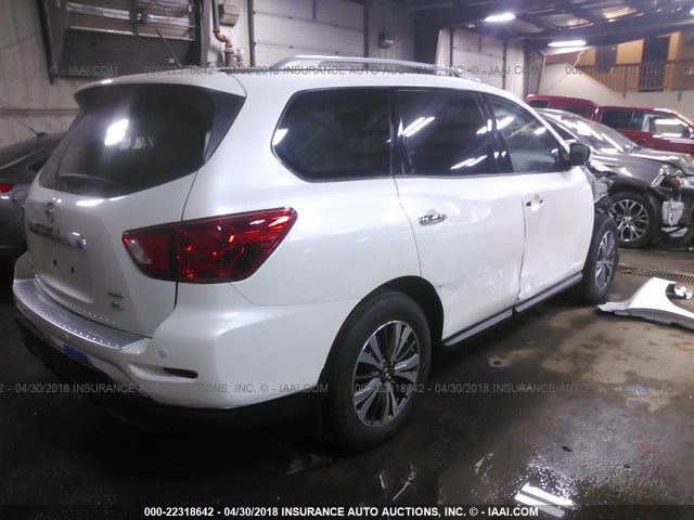 5N1DR2MM5HC904108 - 2017 NISSAN PATHFINDER S/SV/SL/PLATINUM 白色 照片 4