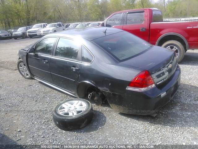 2G1WB5E35G1120193 - 2016 CHEVROLET IMPALA LIMITED LT BLACK photo 3