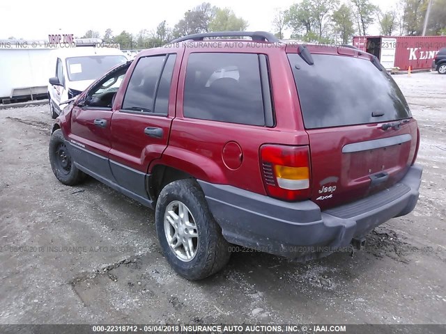 1J4GW48S34C208107 - 2004 JEEP GRAND CHEROKEE LAREDO/COLUMBIA/FREEDOM 栗色 照片 3