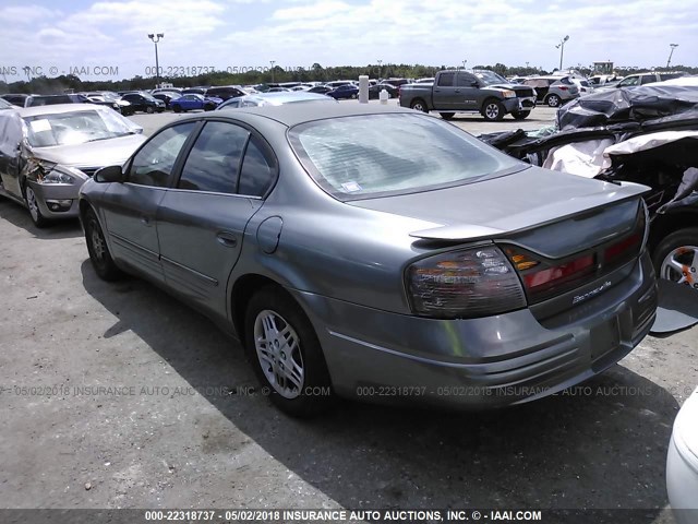 1G2HX52K15U123210 - 2005 PONTIAC BONNEVILLE SE SILVER photo 3