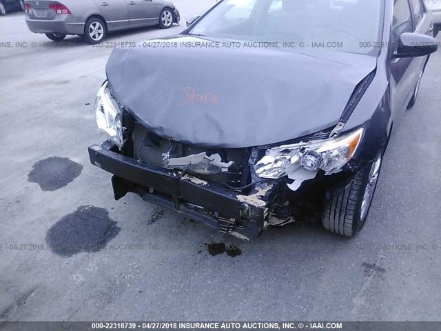 4T1BF1FK0CU190381 - 2012 TOYOTA CAMRY SE/LE/XLE GRAY photo 6