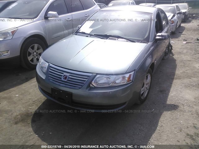 1G8AJ55F97Z207403 - 2007 SATURN ION LEVEL 2 GRAY photo 2