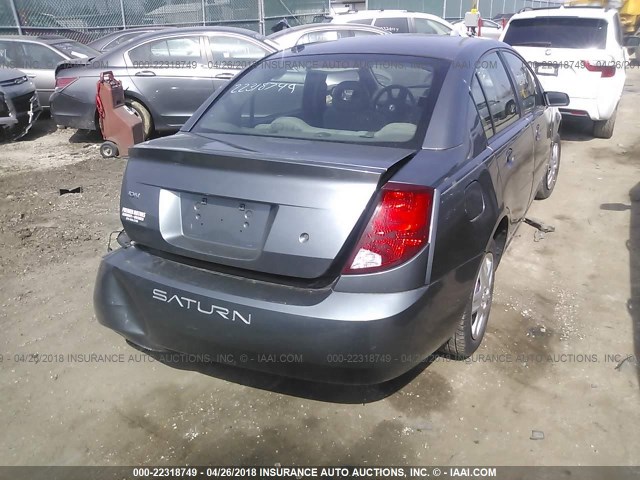 1G8AJ55F97Z207403 - 2007 SATURN ION LEVEL 2 GRAY photo 4