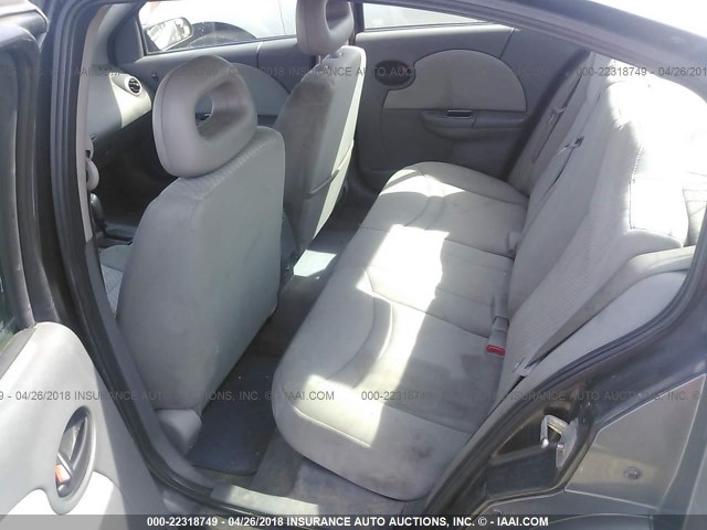 1G8AJ55F97Z207403 - 2007 SATURN ION LEVEL 2 GRAY photo 8