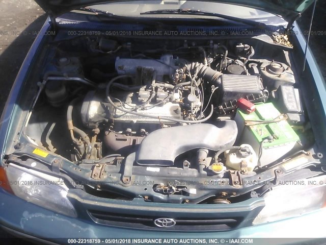 JT2EL56D4S0108458 - 1995 TOYOTA TERCEL DX GREEN photo 10