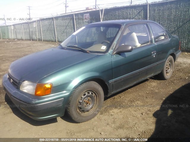 JT2EL56D4S0108458 - 1995 TOYOTA TERCEL DX GREEN photo 2