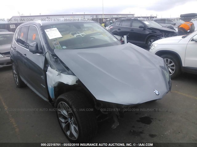 5UXWX7C50G0K36145 - 2016 BMW X3 XDRIVE35I GRAY photo 1