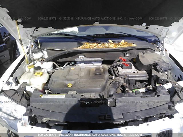 1C4NJDEB6DD280462 - 2013 JEEP COMPASS LATITUDE თეთრი ფოტო 10