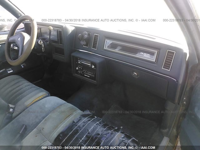 1G4GJ11A3HP440317 - 1987 BUICK REGAL 蓝色 照片 5