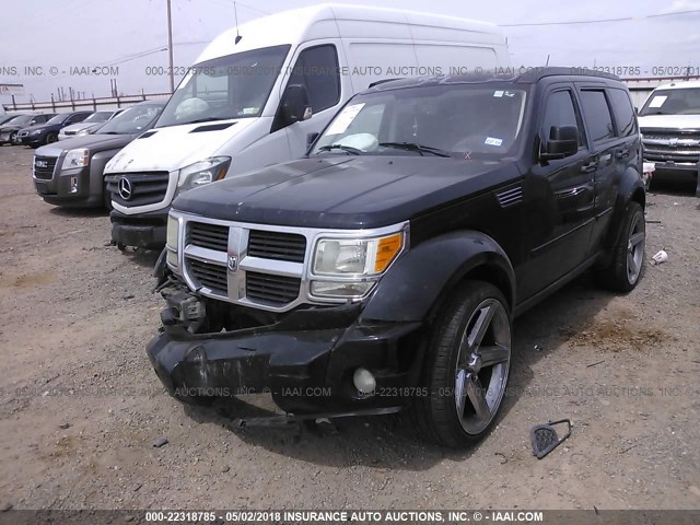 1D8GU58K27W729115 - 2007 DODGE NITRO SLT BLACK photo 2