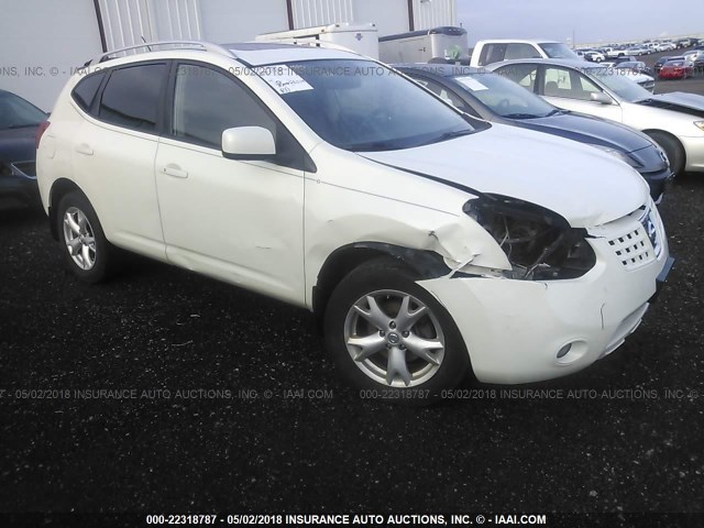 JN8AS58V89W440428 - 2009 NISSAN ROGUE S/SL WHITE photo 1