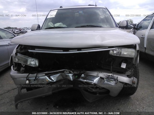 1GNEK13T45J179776 - 2005 CHEVROLET TAHOE K1500 TAN photo 6