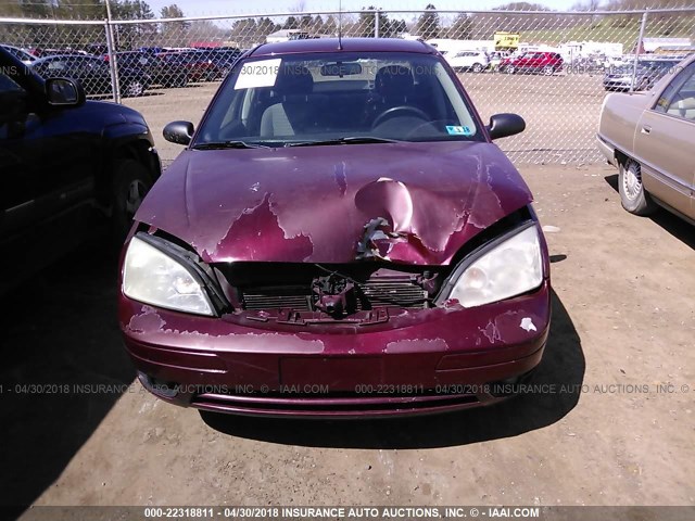 1FAFP34N07W178954 - 2007 FORD FOCUS ZX4/S/SE/SES 勃艮第红 照片 6