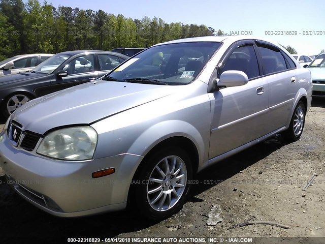 KL5JJ56Z55K180002 - 2005 SUZUKI FORENZA LX/EX SILVER photo 2