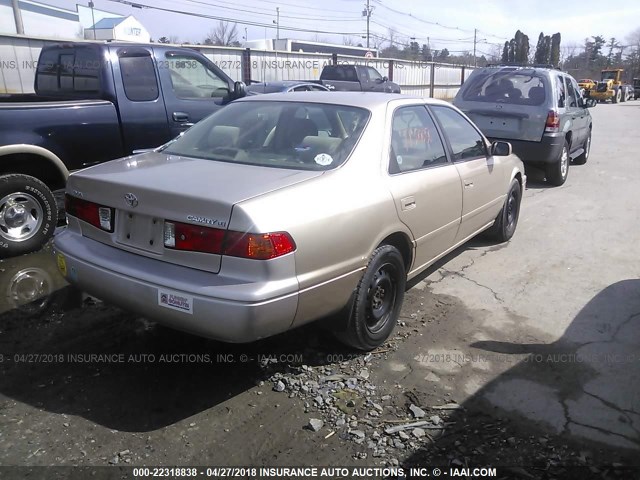 4T1BG22K41U103071 - 2001 TOYOTA CAMRY CE/LE/XLE 金色 照片 4