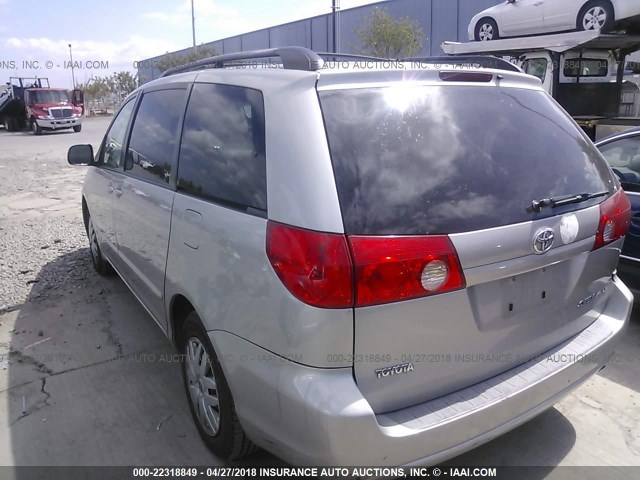 5TDZK23C18S222770 - 2008 TOYOTA SIENNA CE/LE GREEN photo 3