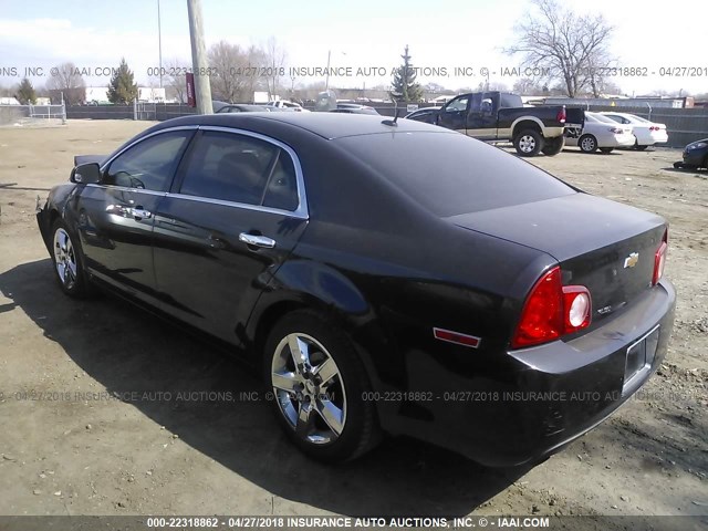 1G1ZG57B394247843 - 2009 CHEVROLET MALIBU LS BLACK photo 3