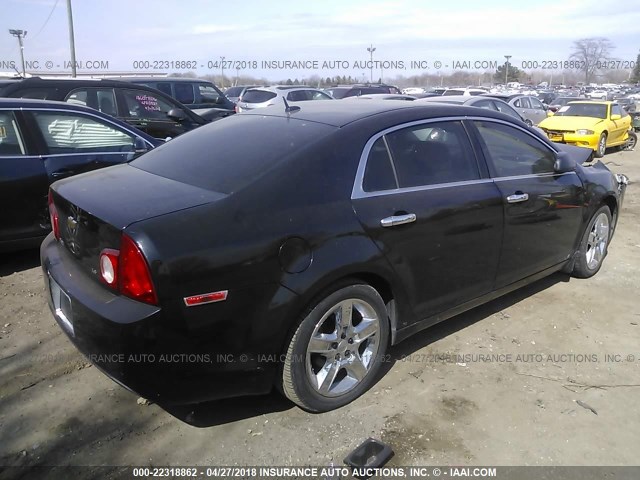 1G1ZG57B394247843 - 2009 CHEVROLET MALIBU LS BLACK photo 4
