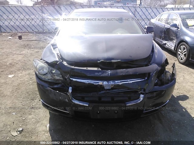 1G1ZG57B394247843 - 2009 CHEVROLET MALIBU LS BLACK photo 6
