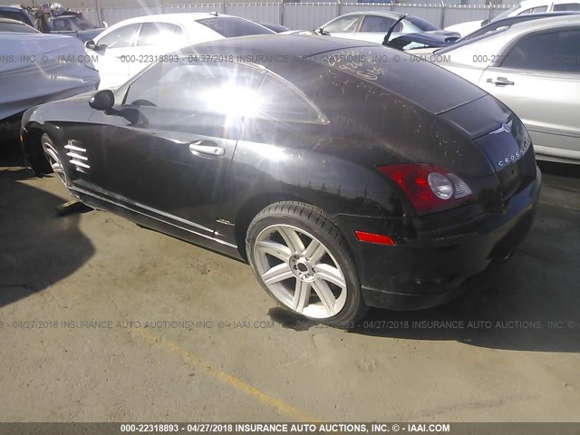 1C3AN69LX4X004242 - 2004 CHRYSLER CROSSFIRE LIMITED BLACK photo 3