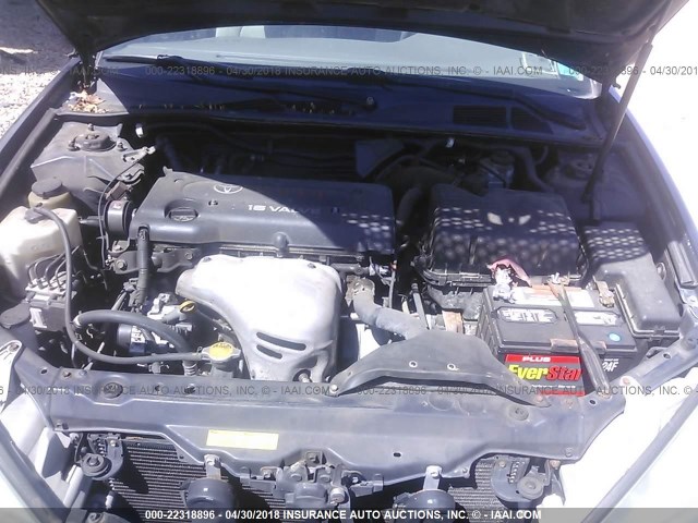 4T1BE32K14U265398 - 2004 TOYOTA CAMRY LE/XLE/SE Dark Blue photo 10