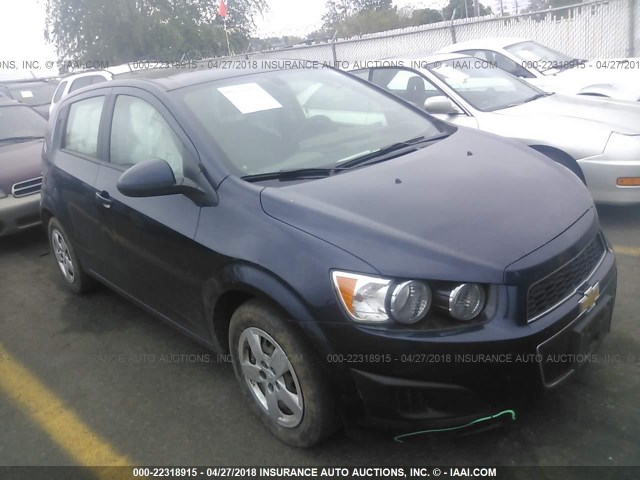 1G1JA6SG1F4159280 - 2015 CHEVROLET SONIC LS BLUE photo 1