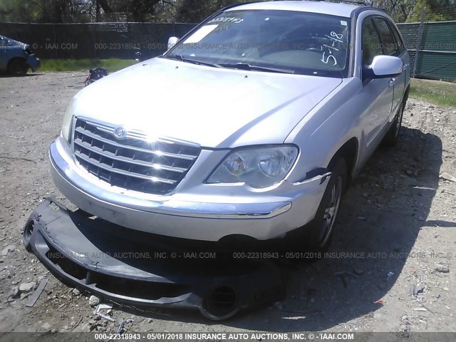 2A8GM68X47R116124 - 2007 CHRYSLER PACIFICA TOURING SILVER photo 6