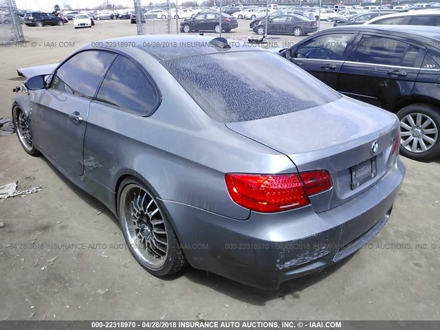 WBSWD93518PY42688 - 2008 BMW M3 SILVER photo 3