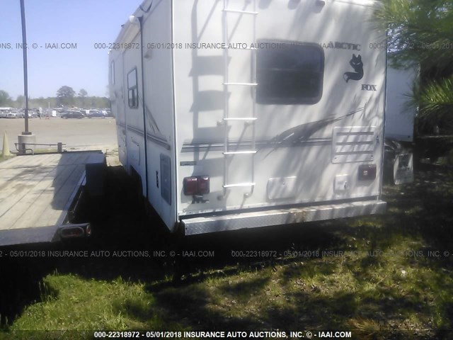 4N15N242410113757 - 2001 ARTIC FOX TRAVEL TRAILER  WHITE photo 3