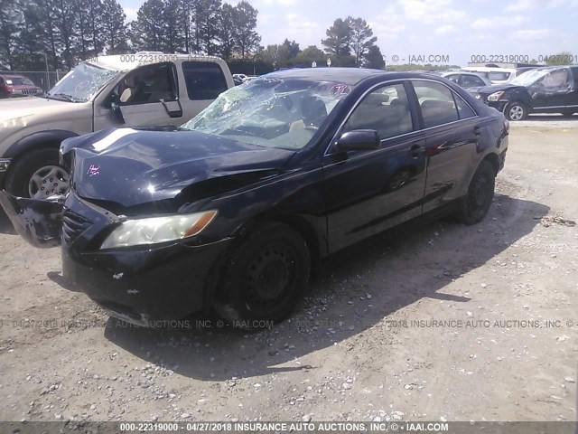 4T1BE46K38U748560 - 2008 TOYOTA CAMRY CE/LE/XLE/SE BLACK photo 2