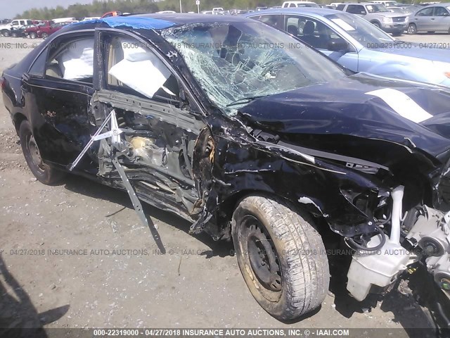 4T1BE46K38U748560 - 2008 TOYOTA CAMRY CE/LE/XLE/SE BLACK photo 6