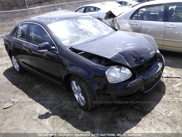 3VWRZ71K88M137361 - 2008 VOLKSWAGEN JETTA SE/SEL BLACK photo 1